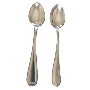 2 Cambridge Silver Allure Sand Teaspoons